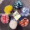 High quality fashion colorfur mink fur custom keychain