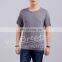 Men Bamboo Round Neck Summer Basic Breathable T-shirt