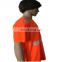 High visibility reflective safety t shirt with segmented strip