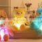 2017 HI CE hot selling glow toys, light up teddy bear plush toy for china factory