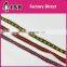 high quality 1.3cm embroidered ribbon trims in embroidery flora pattern polyester woven jacquard elastic ribbon