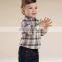 T-BSS001 2016 Long Sleeve Plaid Latest Dress Shirt Designs For Boys