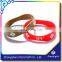 Wholesale Eco-Friendly personalized custom printed silicone bracelet