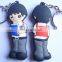 Promotion Cheap Soft 3d PVC Keychain rubber keyring