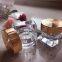 Hot sale OEM low MOQ acrylic jar cosmetic jar