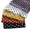 Chinese supplier High quality cheap polka dot pattern printed polyester satin fabric for dress