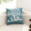 Decorative  Simple Style Super Soft Printed Cotton Linen Pillows Car Sofa  Cushion Throw Pillow Cover