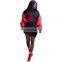 Thank You Enjoy Letter Print Sweatshirt Dress Women Casual Round Neck Long Sleeve Loose Vestidos Streetwear Workout Mini Dresses