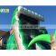 palm tree playground inflatable wavy water slide with pool