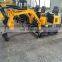 mini excavator with swing arm pump gearbox steel track pads for sale