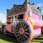 Princess Cinderella Carriage Bouncy Castle Inflatable Bouncer Kids Jumping Bounce House With Slide