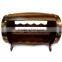 Custom vintage barrel shape wooden wine bottle storage rack, wood wine shelf                        
                                                Quality Choice