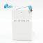 2018 hot portable power bank with charge cable for android mobile phone