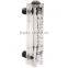 2014 hot products water flow meter acrylic panel mounted flow meter