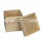 wholesale customized pine handmade cheap small square gift wooden box