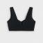 Ladies' santoni seamless knit quick dry & wicking cross back mid support sports bra.