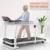 Hot selling middle-aged and elderly slow electric walking machine treadmill folding armrest fitness equipment