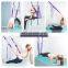 Women Indoor Polyester Cotton Yoga Hammock Lower Waist Stretch Yoga Belt Gym Training Air Yoga Swing