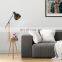 Nordic Coffee Table Solid Wood Table Top Floor Lamp LED Bedside Table Floor Lamp