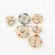 Double Round Hidden Snap Metal Button For Sewing