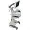 Touch screen BW ultrasound instruments 3D Ultrasound Scanner Machine with trolley
