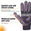 HANDLANDY Orange Synthetic Leather Non-slip Gardening Car Repair Silicone Palm Construction Gloves In Stock