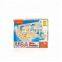 64 pieces custom cardboard map jigsaw puzzles game toy