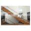 Customized indoor wooden staircase antique design stair