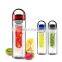 2020 Hot Selling Plastic Food Grade Fruit Influser Juice Bottle