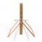 New Design Household Double Sided Bamboo Makeup Mirror Electroplating Frame Table Round Vanity Mirror