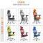 Stock black rotatable rising-lowering office light cheap chair summer price