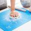 Custom non stick soft bbq pastry oven kneading rolling dough baking silicone mat for cooking