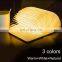 USB Port Charging Night Light Book Shape Folding LED Table Lamp for Indoor Decoration