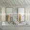 Metal Brass Finish Modern Single Wall Light Indoor Hotel Bedroom LED Wall Lamp