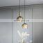 Nordic LED Pendant Lamp Chandelier For Living Room Kitchen Bedroom Glass Ceiling Hanging Light