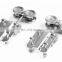 Heavy duty farm industry 600lbs double barn door hardware hanger kits for interior or external barn door
