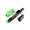 FTTH Optical Fiber Quick Connector Fiber Optic Sc Fast Connector APC Upc Optic Fiber Connector