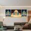 Custom 3 Panel Large Printed Painting Framed Canvas Wall Art For Home Bedroom