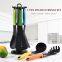 Factory Wholesale Kitchen Utensils Heat Resistant 7 Pieces Nylon Kitchen Utensil Set with Rotating Storage Stand