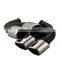 1 pair Best quality fit for double-deck  round exhaust muffler tip silencer tail pipe for 10-14 year Porsche  cayenne