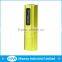 2000mah best quality metal 18650 battery power bank phone charge for iphone