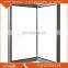 YY Home corner butt joint glass window aluminum profile sliding windows single glazed aluminum windows