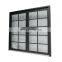 America standard soundproof and waterproof double gazed aluminum casement door with grill design exterior door modern