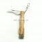 Wood handle stainless steel garden tool folding mushroom diggig knife