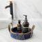 New Decor Round Seagrass Serving Tray With Carrying Handle Set Of 2 Vietnam Supplier