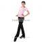 Girls Dance and Sports Tee Shirts, Short Sleeve Dance Tops