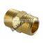 HVAC air conditionerhalf union half flare with nut fitting a/c refrigeration brass fittings
