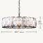 Modern Classic K9 Crystal Square Pendants Chandelier Lighting fixture For Living Room Dining Room Kitchen Island Foyer Lobby