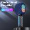 Мини-портативный беспроводной конденсорный микрофон с RGB-подсветкой, микрофон и динамик в одном корпусе, беспроводной гаджет для караоке