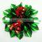 Most Saleable !3.75" Grape and Silver PET Laba Fancy Flower BowS for Wrapping gifts or decorative party